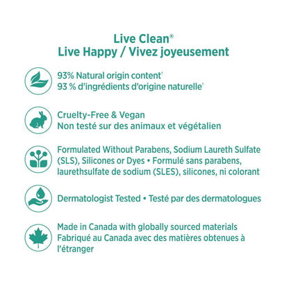 Live Clean Liquid Hand Soap, Soothing Vanilla Oatmeal, 500 mL, 4 Count (Packaging may vary) 🍁 All In One Marketplace Canada