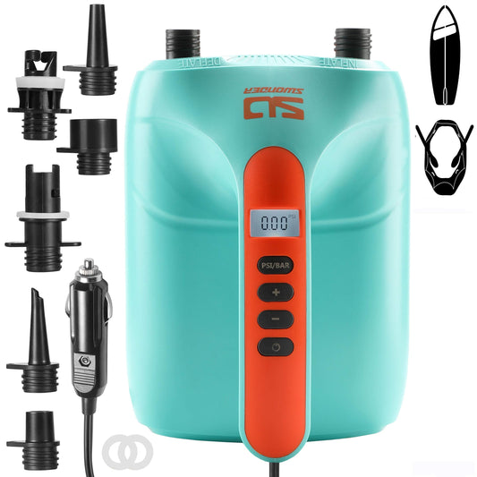 Swonder 20PSI High Pressure Digital Electric Air Pump for Stand Up Paddle Board | Kayak | Tent, SUP Inflator with Intelligent Dual Stage & Auto-Off, Two Colors 🍁 All In One Marketplace Canada