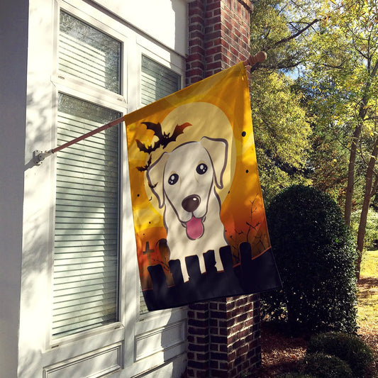 Caroline's Treasures BB1810CHF Halloween Golden Retriever Canvas House Size Flag, Multicolor, Large