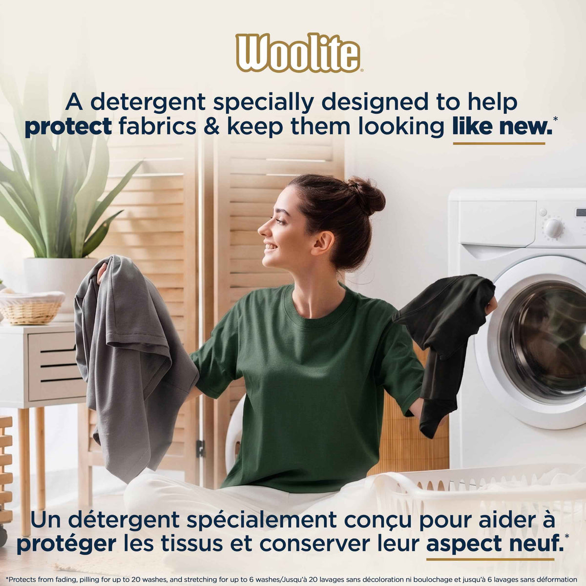 Woolite Darks Laundry Detergent for Dark Clothing; 2.96 L, 66 Loads; Helps Keep Clothes Looking Like New with Advanced Care & Fabric Guard Complex; Protects from Fading & Pilling Up 20 Washes 🍁 All In One Marketplace Canada