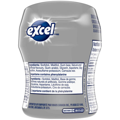 EXCEL, Polar Ice Flavoured Sugar Free Chewing Gum, 60 Pieces, 6 Bottles 🍁 All In One Marketplace Canada