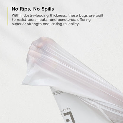 EKO Extra Strong 21 Gallon Large Trash Bags, Heavy-Duty Drawstring Kitchen & Household Garbage Bags (80L), Leak-Resistant, Fresh Floral Scent, Continuous Odor Control, 60 Count, Code G 🍁 All In One Marketplace Canada