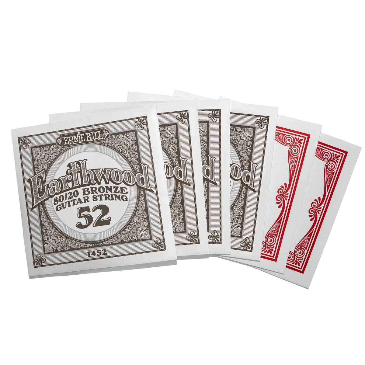 Ernie Ball Earthwood 80/20 Bronze Light Acoustic Guitar Strings 4 pack - 11-52 Gauge (P02404) 🍁 All In One Marketplace Canada