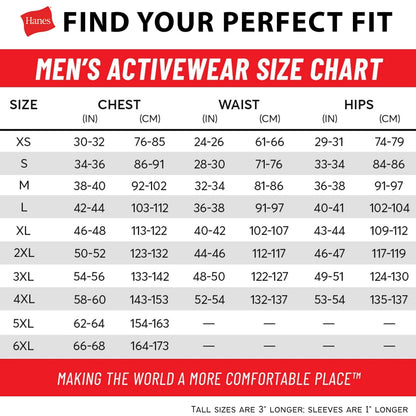 Hanes Size Men's Beefy Short Sleeve Tee Value Pack (2-Pack), Black, X-Large/Tall 🍁 All In One Marketplace Canada