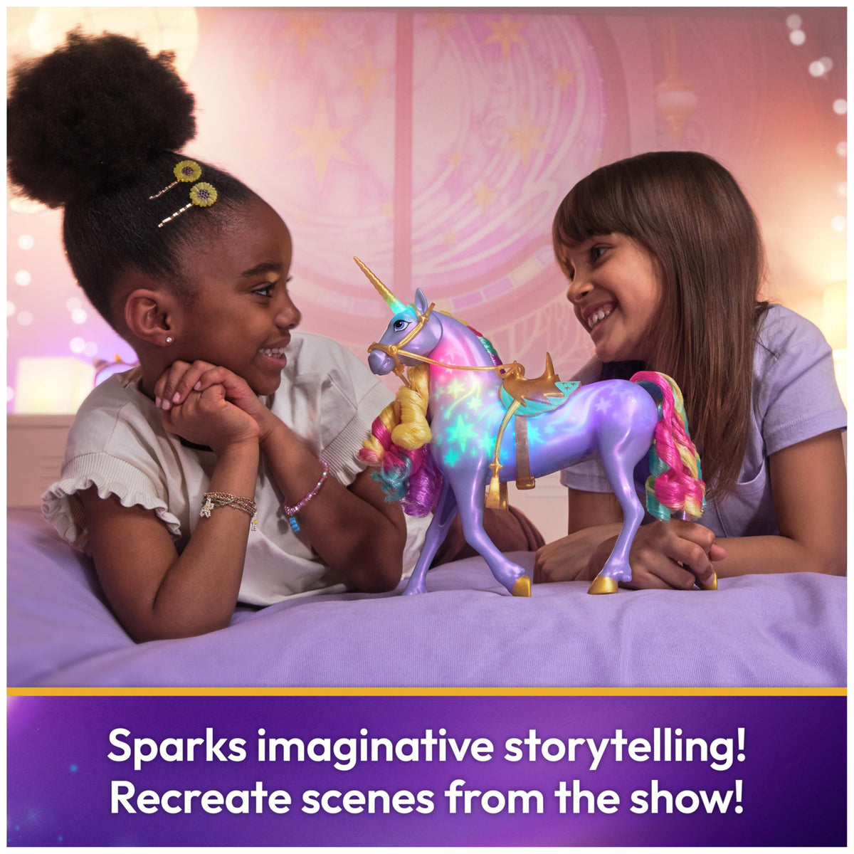 Unicorn Academy, Interactive Rainbow Light-up Wildstar with Lights, Sounds & Music, Easter Gifts Idea, Dolls & Unicorn Toys for Girls Ages 4 and up 🍁 All In One Marketplace Canada