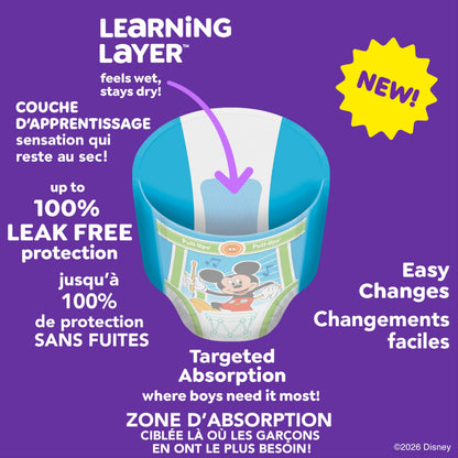 Huggies Size 6 Diapers, Boys Potty Training Underwear, Easy Open Training Pants 4T-5T, Pull-Ups Learning Design for Toddlers, 56ct, Giga Pack 🍁 All In One Marketplace Canada