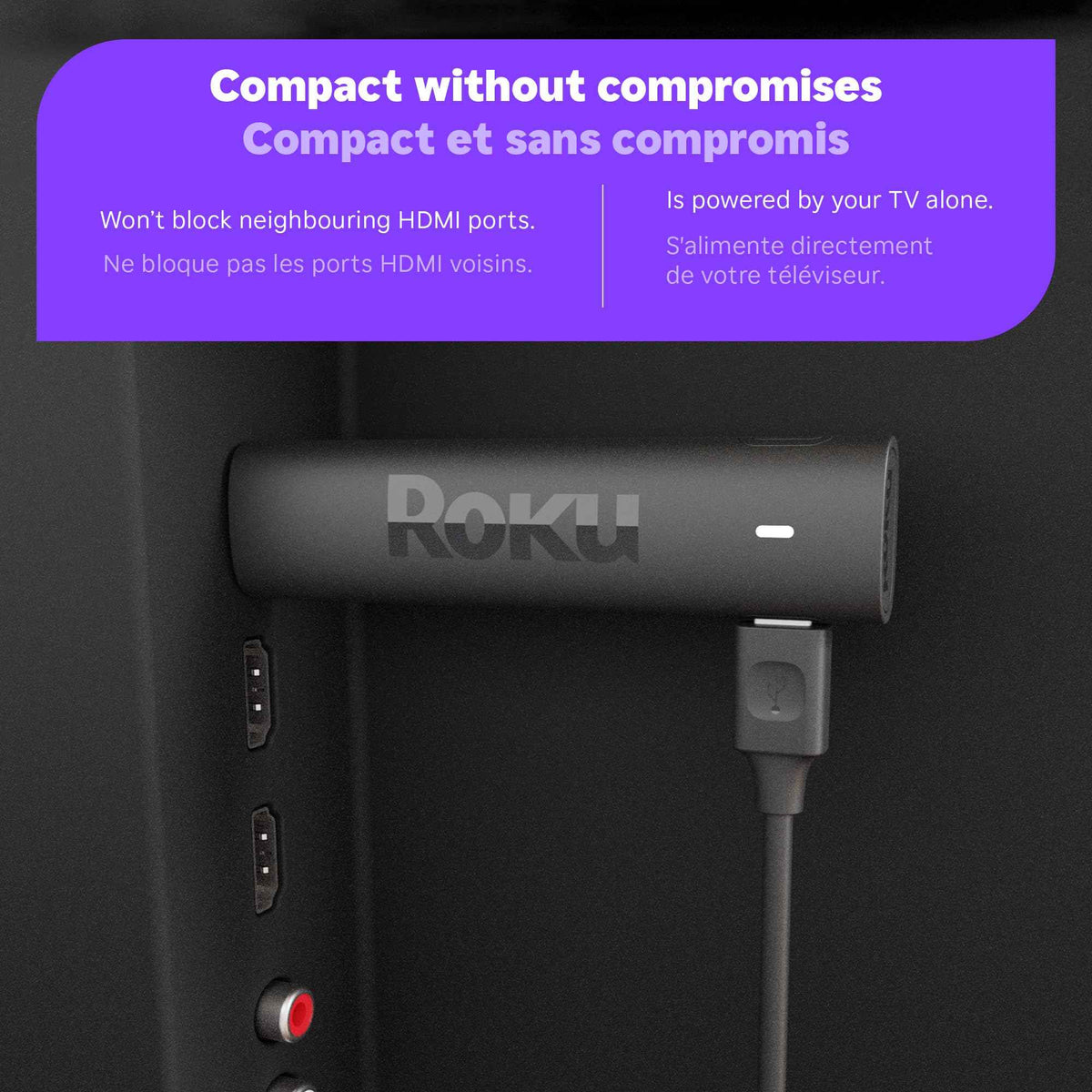 Roku Streaming Stick 4K 2022 (Official Manufacturer Product) | Streaming Device 4K/HDR/Dolby Vision with Voice Remote with TV Controls and Long-Range Wi-Fi 🍁 All In One Marketplace Canada