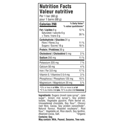 CLIF BUILDERS Protein Bars, Chocolate Flavour, 20g of Protein, Prepared in Canada, Gluten Free, No Artificial Sweeteners, 68 g (Pack of 12) 🍁 All In One Marketplace Canada