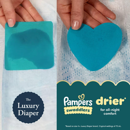 Pampers Swaddlers Diapers, Size S1, Absorbent, Keeps Baby Dry and Comfortable, Skin Safe Disposable Baby Diaper, 1 Pack (Count of 96) 🍁 All In One Marketplace Canada
