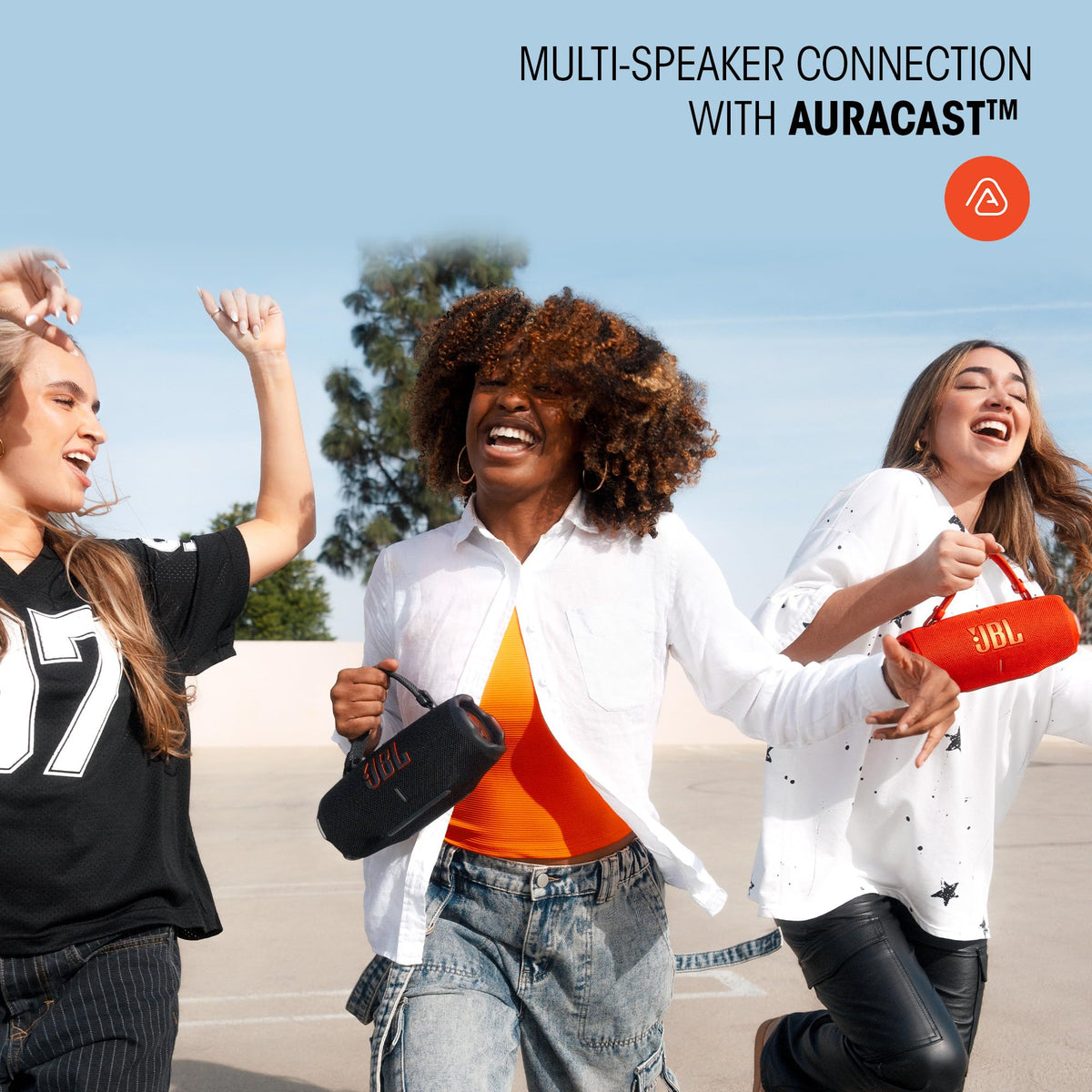 JBL Charge 6 - Portable Waterproof & Drop-Proof Bluetooth Speaker, Bold Pro Sound with AI Sound Boost, 28Hrs of Playtime, Built-in powerbank & Comes with a Sturdy/Removable Carrying Strap (White) 🍁 All In One Marketplace Canada