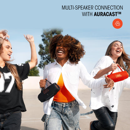JBL Charge 6 - Portable Waterproof & Drop-Proof Bluetooth Speaker, Bold Pro Sound with AI Sound Boost, 28Hrs of Playtime, Built-in powerbank & Comes with a Sturdy/Removable Carrying Strap (White) 🍁 All In One Marketplace Canada