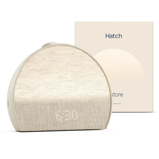 Hatch Restore 3 Sunrise Alarm Clock, Sound Machine, Smart Light (Putty) - White Noise, Screen-Free Sleep Routine 🍁 All In One Marketplace Canada