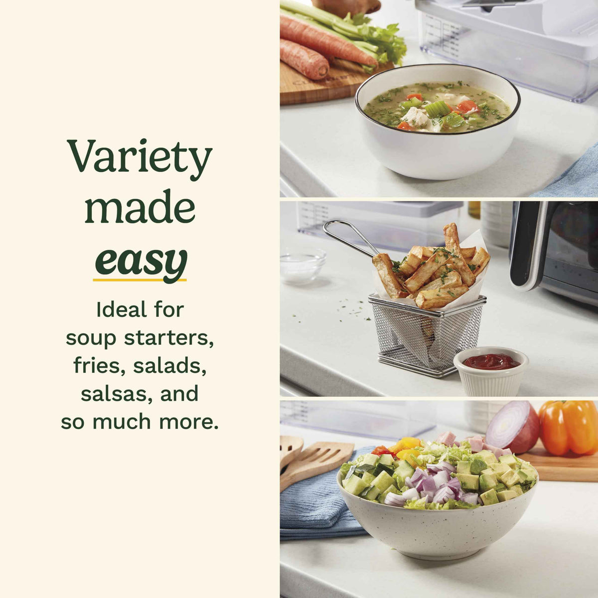 Cuisinart PrepExpress® Vegetable & Fruit Box Dicer/Chopper with Small & Large Blade Grids for Quick & Easy Food Preparation, Comes with a 4-Cup Collection Container (CTG-00-VFCC) 🍁 All In One Marketplace Canada
