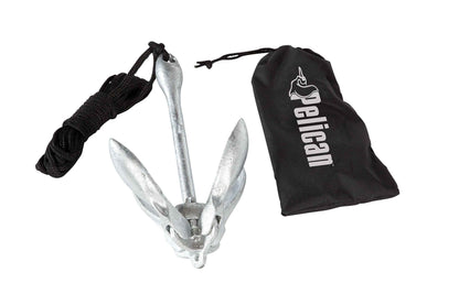 Pelican Compact Anchor Kit for Kayak, Canoe, SUP, Inflatables or Small Boats, Foldable Storage Bag, Ideal for Fishing Kayak Boating (3 lb) 🍁 All In One Marketplace Canada