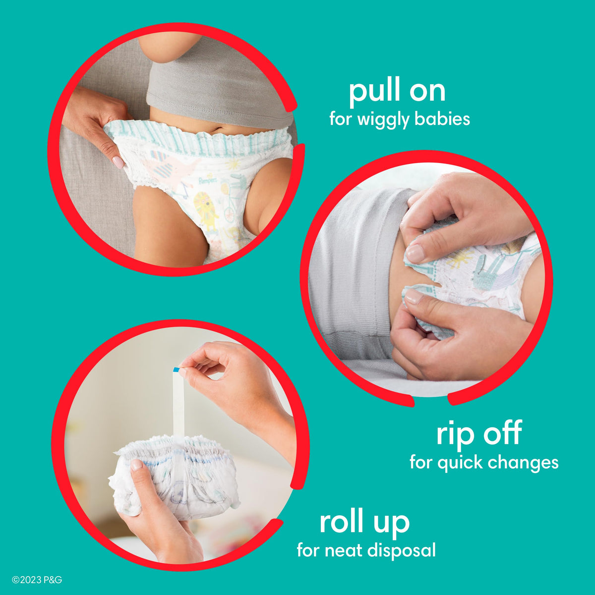 Pampers Cruisers 360 Pull-On Diapers, Size 7, Babyproof up to 100% leakproof diaper, 1 Pack (Count of 88) 🍁 All In One Marketplace Canada