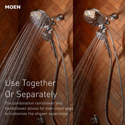Moen 26009SRN Engage Magnetix Multi-Function Handshower and Rainshower Combo, Spot Resist Brushed Nickel 🍁 All In One Marketplace Canada