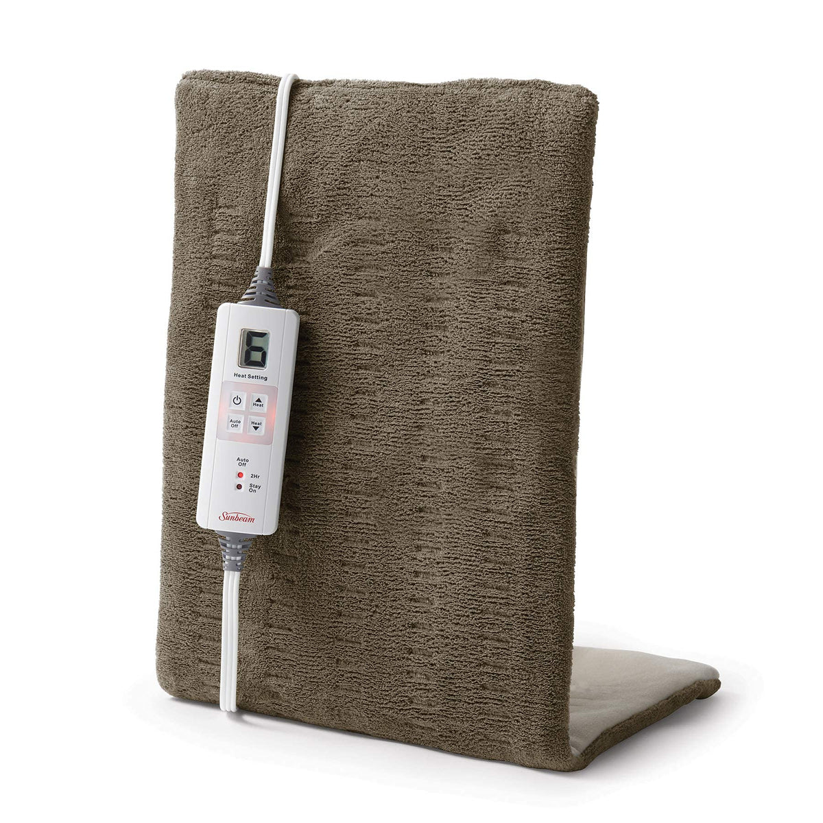 Sunbeam Premium Heating Pad with XpressHeat Technology - Electric Heating Pad for Neck, Shoulder and Back Pain, King Size, Brown 🍁 All In One Marketplace Canada