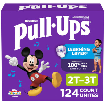 Pull-Ups Boys' Potty Training Pants, 2T-3T (16-34 lbs), 124 Count 🍁 All In One Marketplace Canada