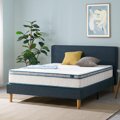 Zinus Twin Mattress - 10 Inch Foam & Spring Hybrid Mattress, Affordable Mattress, CertiPUR-US Certified Foam, Mattress in a Box, 10-Year Warranty, Twin Size 🍁 All In One Marketplace Canada
