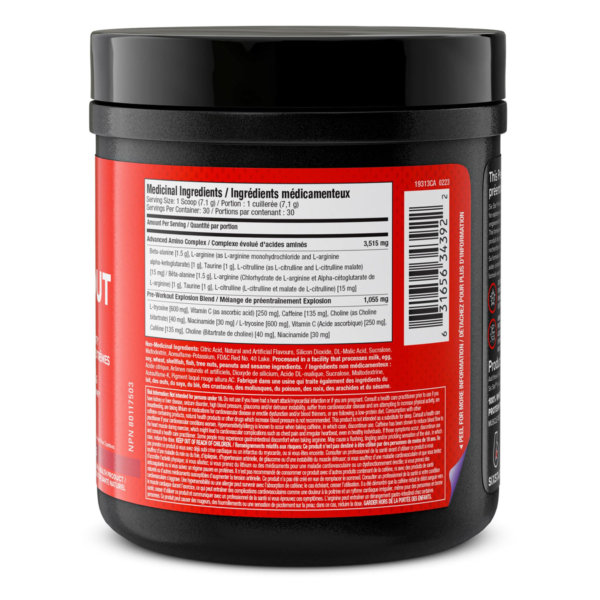 Six Star Pre-Workout Explosion for Men & Women, Blue Raspberry, 30 Servings 🍁 All In One Marketplace Canada