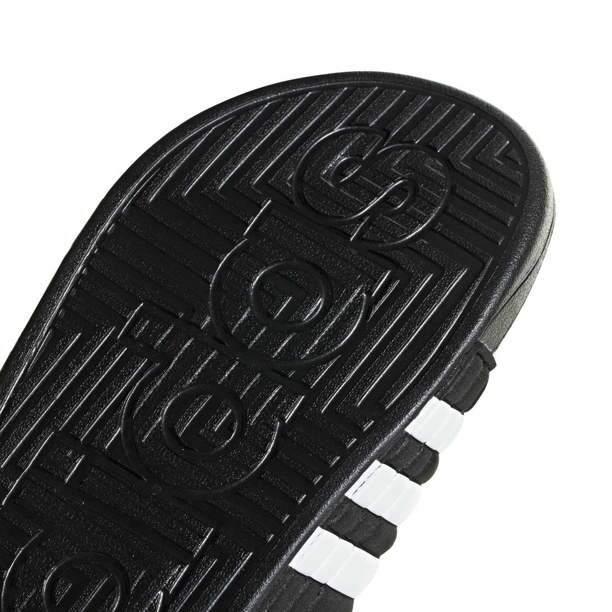 adidas Unisex-Adult Adissage, Core Black/White/Core Black, 10 🍁 All In One Marketplace Canada