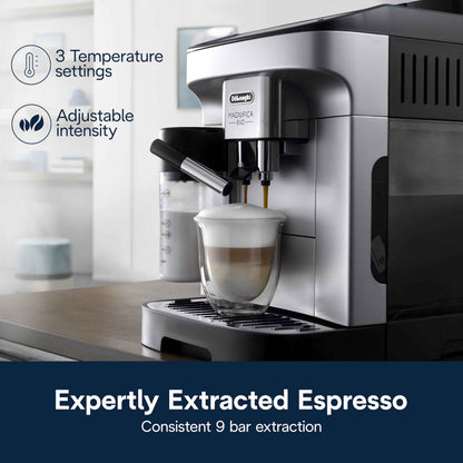 De'Longhi Magnifica Evo Automatic Espresso & Coffee Machine with Auto Milk Frother, Built-in Grinder & Auto-Clean Function - For Latte, Cappuccino, Americano, Iced Coffee, ECAM29084SB, Silver 🍁 All In One Marketplace Canada