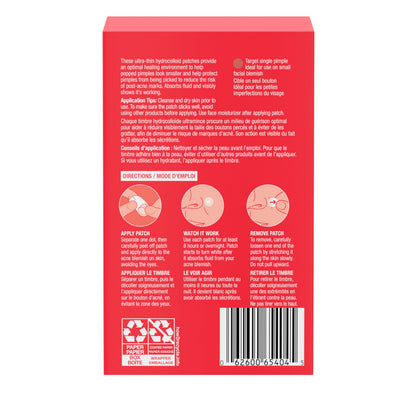 Neutrogena Stubborn Acne Blemish Pimple Patches, Hydrocolloid, 2x24 Pack 🍁 All In One Marketplace Canada