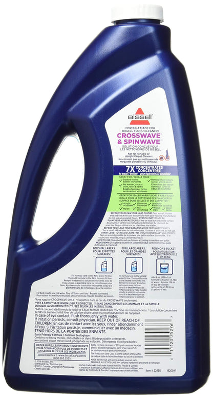 BISSELL Multi-Surface Pet Cleaning Formula with Febreze Freshness for CrossWave, SpinWave and Hard Floor Cleaners, 64oz, Dissolves Pet Messes, Streak-Free on Sealed Floors, Earthco-Friendly, 2295D 🍁 All In One Marketplace Canada