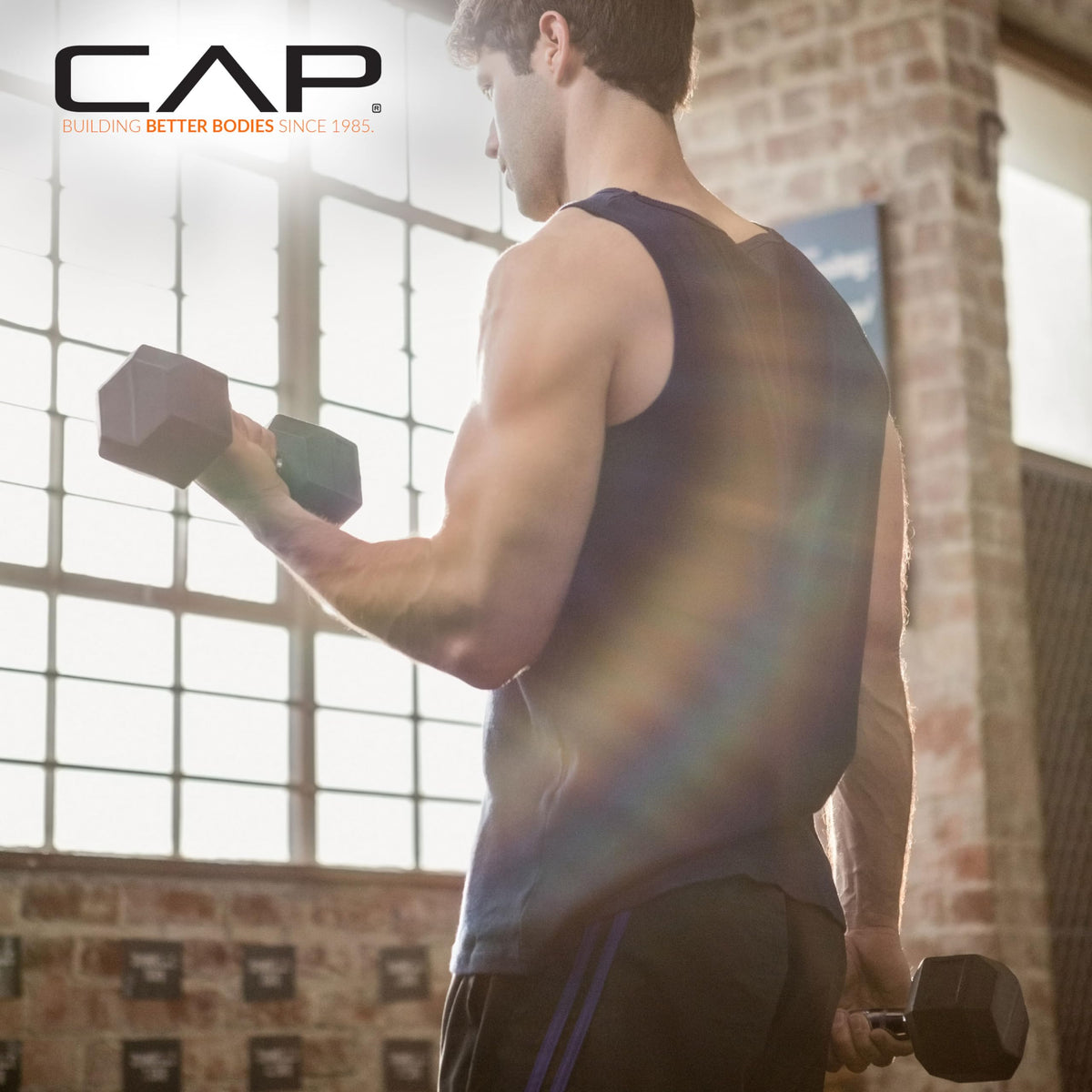 CAP Barbell 30 LB Coated Hex Dumbbell Weight Pair with Black Handle 🍁 All In One Marketplace Canada