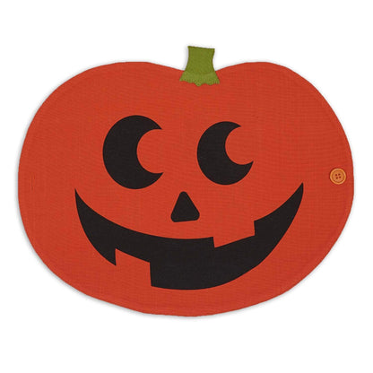 DII Jack O' Lantern Halloween Placemat Table Runner (Set of 4)