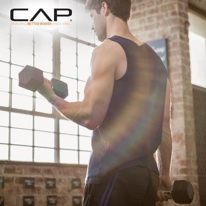 CAP Barbell 10 lb Rubber Coated Hex Dumbbell 🍁 All In One Marketplace Canada