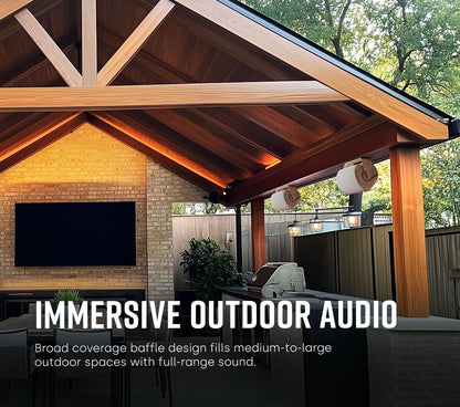 Polk Audio Atrium 6 Outdoor All-Weather Speakers with Bass Reflex Enclosure (Pair, Black), Broad Sound Coverage, Speed-Lock Mounting System 🍁 All In One Marketplace Canada