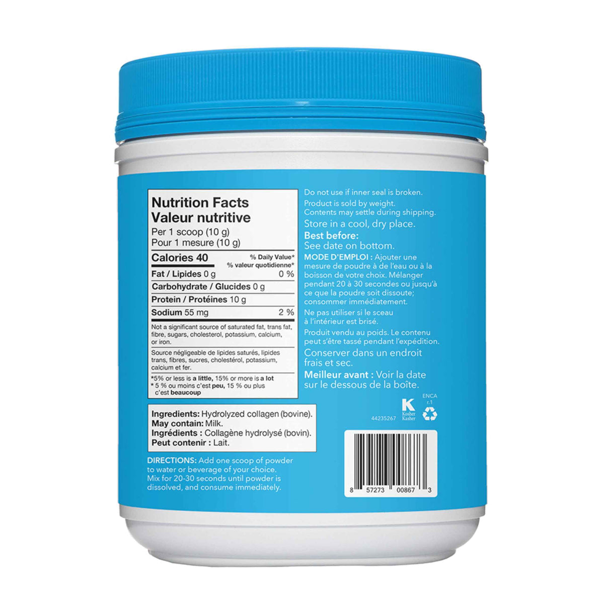 VITAL PROTEINS Bovine Collagen Peptides Powder, Helps Form Collagen And Reduce Joint Pain Associated With Osteoarthritis, Source Of Amino Acids, No Added Sugar, No Artificial Colours Or Flavours, 567 g 🍁 All In One Marketplace Canada