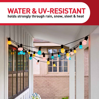 Command Outdoor Light Clips, Damage Free Hanging Outdoor Light Clips with Adhesive Strips, No Tools Wall Clips for Hanging Outdoor Lights and Cables, 20 Clear Clips and 24 Command Strips 🍁 All In One Marketplace Canada