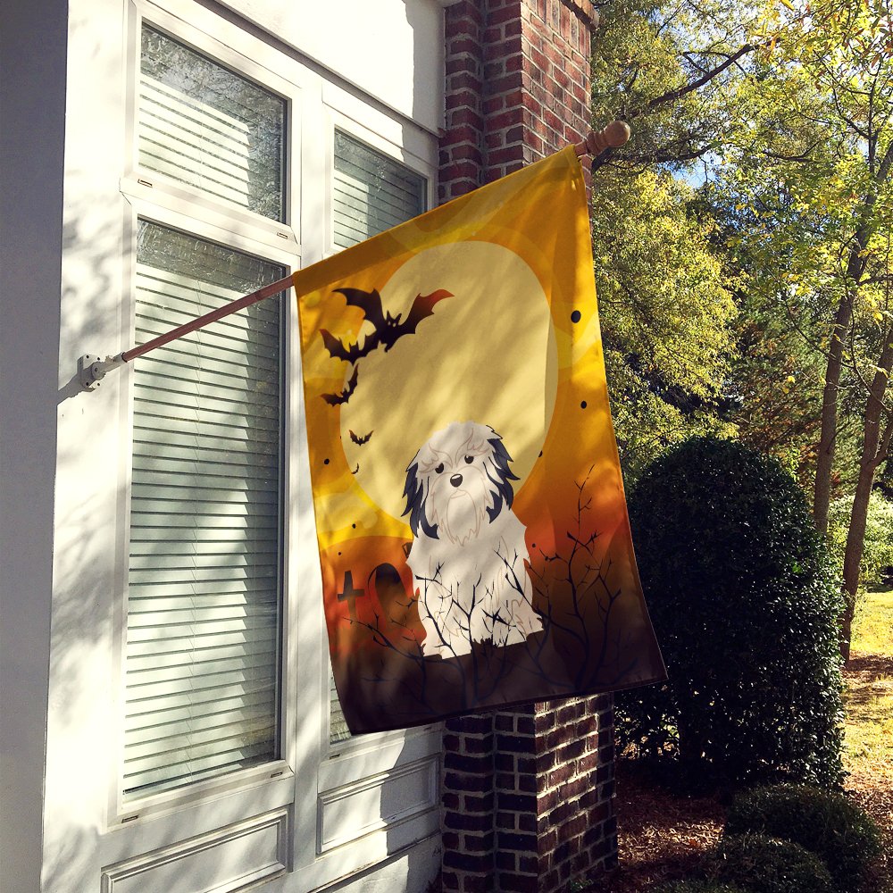 Caroline's Treasures BB4285CHF Halloween Lowchen Canvas House Size Flag, Large, Multicolor