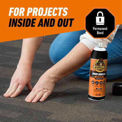 Gorilla Ultimate Multi Surface Spray Adhesive, Heavy Duty Bond, 345g 🍁 All In One Marketplace Canada