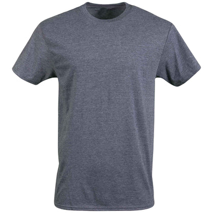 Gildan Men's Crew T-Shirts, Multipack, Style G1100, Navy/Heather Navy/Indigo Blue (5-Pack), Medium 🍁 All In One Marketplace Canada