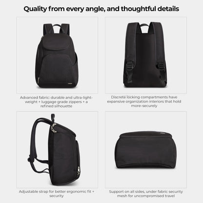 Travelon Backpack,Black,One Size 🍁 All In One Marketplace Canada