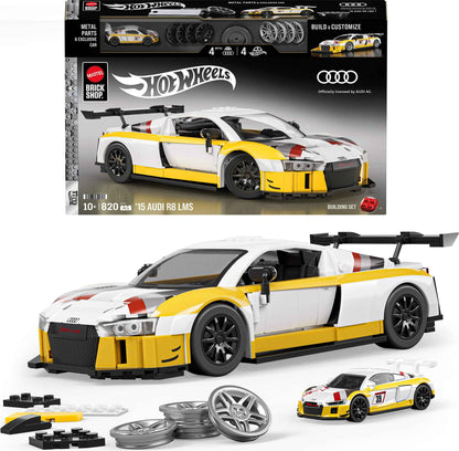 Mattel Brick Shop Hot Wheels Elite Series ’15 Audi R8 LMS Building Set 🍁 All In One Marketplace Canada