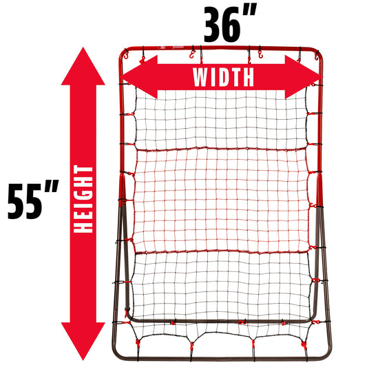 Franklin Sports Pitch Back Rebounder and Switch Hitter Pitching Target - 2 in 1 Return Trainer and Catcher Target - Perfect for Pitching, Fielding and Throwing Practice - 55 x 36 Inch, Multi 🍁 All In One Marketplace Canada