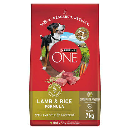 Purina ONE Dry Dog Food, Microbiome Balance Lamb & Rice - 7 kg Bag (1 Pack) 🍁 All In One Marketplace Canada
