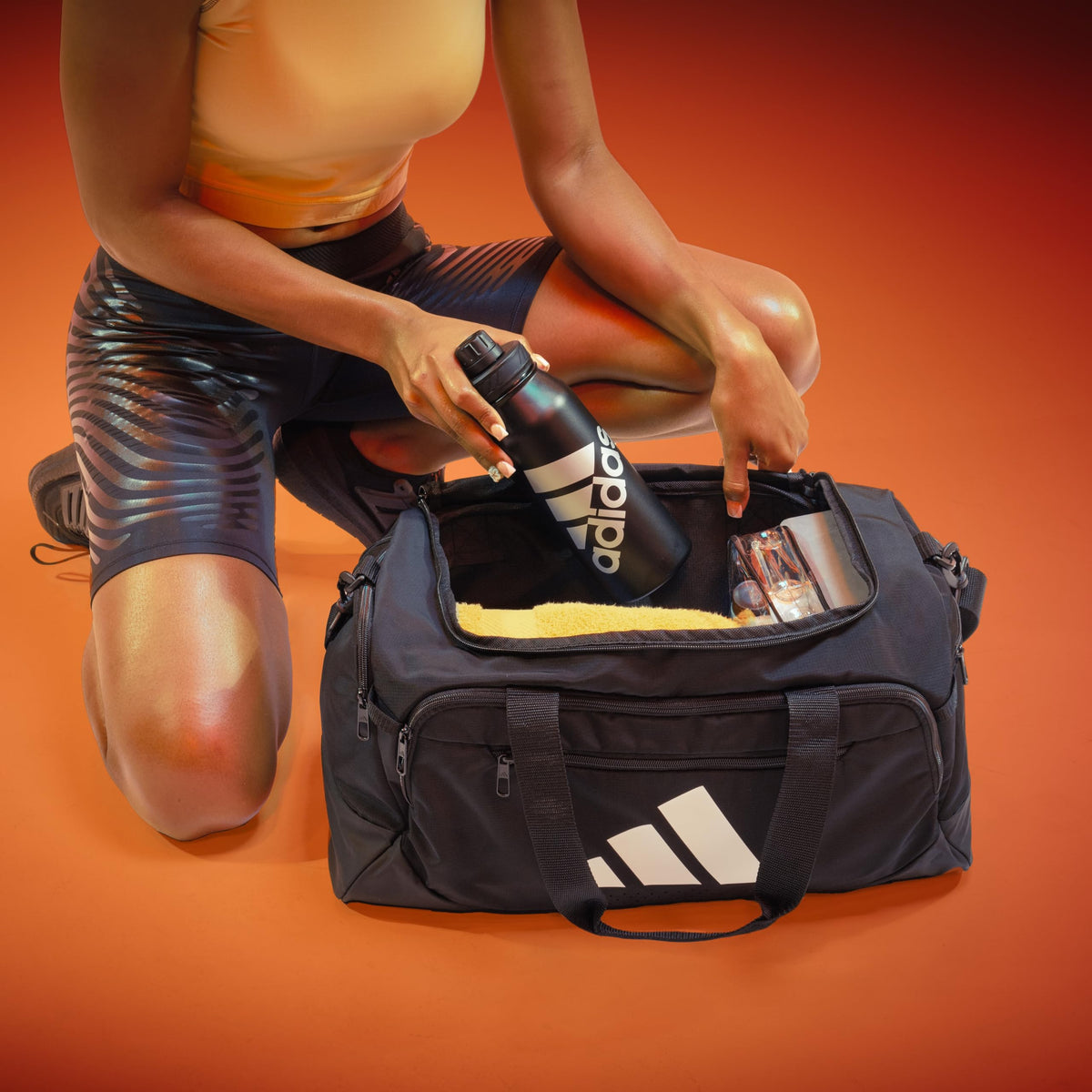 Adidas Unisex-Adult Defender 5 Small Duffel Bag, Team Navy, One Size Fits All 🍁 All In One Marketplace Canada