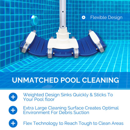 Solstice by International Leisure Products Swimline 8150 Weighted Flex Vacuum Head, Blue 🍁 All In One Marketplace Canada