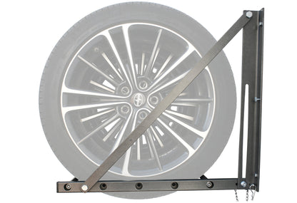 MaxxHaul 70489-300 lb Capacity Foldable and Adjustable Wall Mount Tire Rack, Black 🍁 All In One Marketplace Canada