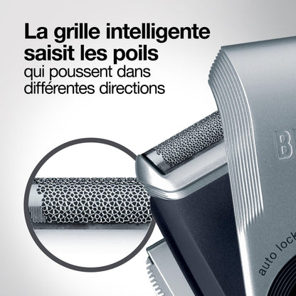 Braun M90 Mobile Shaver for Precision Trimming, Great for Travel, Black/Silver 🍁 All In One Marketplace Canada
