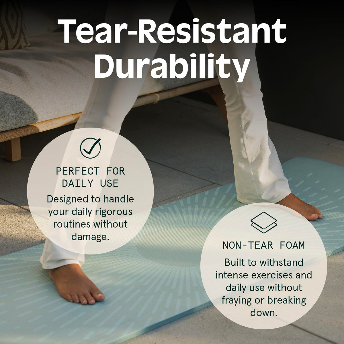 Retrospec Solana Yoga Mat 1" And 1/2" Thick With Nylon Strap for Men And Women - Non Slip Exercise Mat For Home Yoga, Pilates, Stretching, Floor And Fitness Workouts , Black 🍁 All In One Marketplace Canada