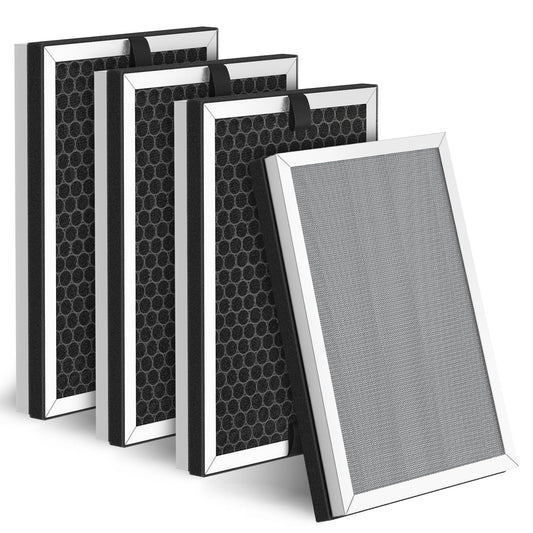 4 Pack JF260 Filter Replacement Compatible with JF260 Air Purifier, Made for JF260 Replace Air Purifiers Filter Air Cleaner, 3-in-1 Pre-Filter, H13 True HEPA and Activated Carbon Filtration System 🍁 All In One Marketplace Canada