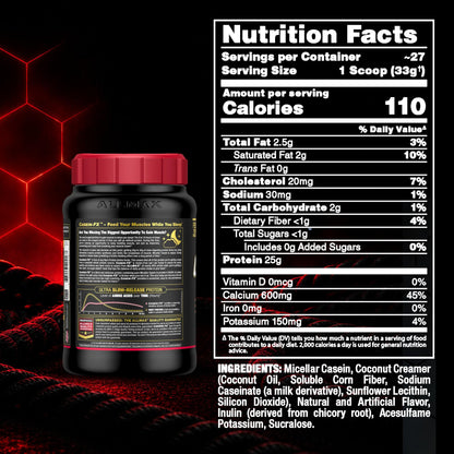 ALLMAX CASEIN-FX Casein Protein Powder, Vanilla, 2 lb, 27 Servings 🍁 All In One Marketplace Canada