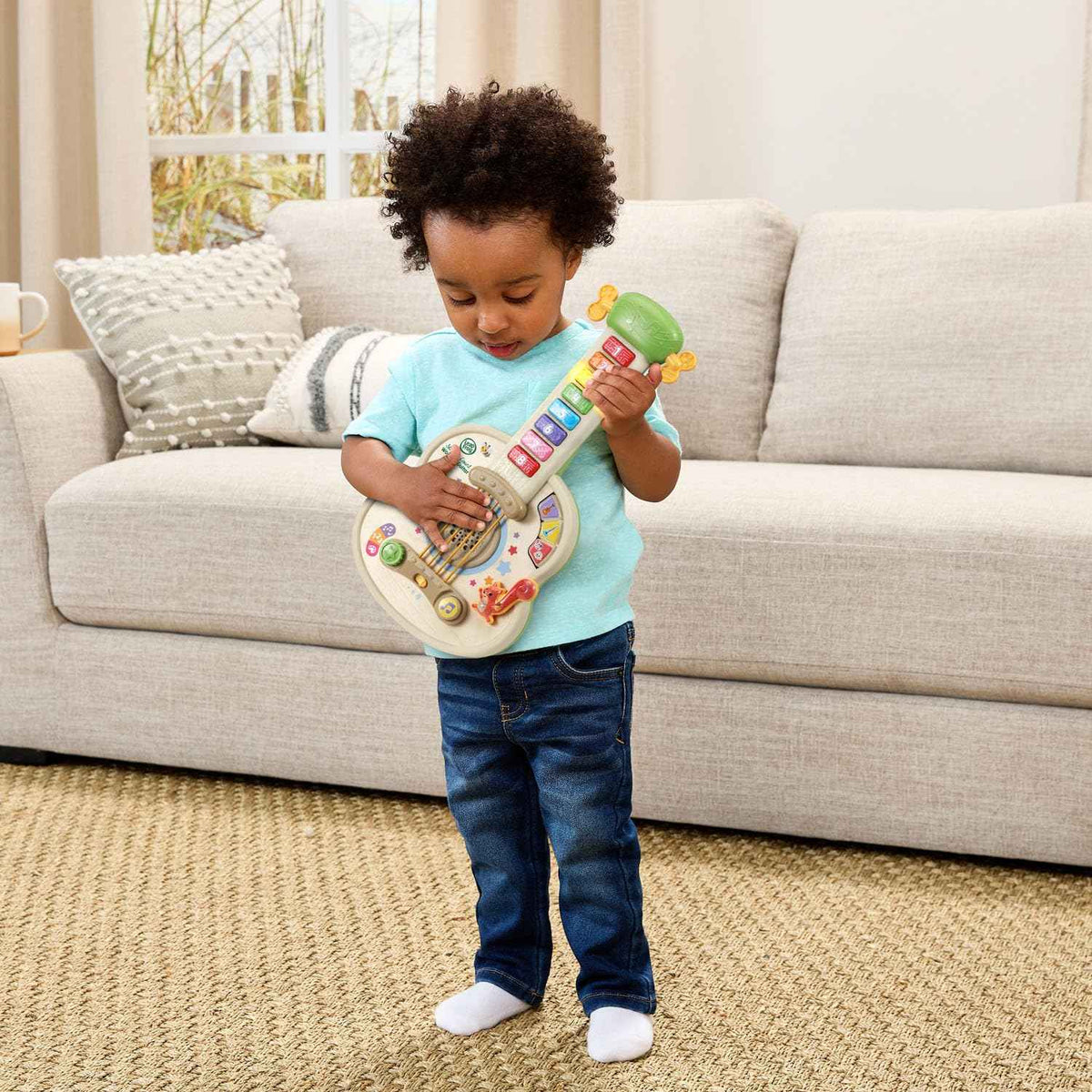LeapFrog Strum & Count Wooden Guitar (English Version) 🍁 All In One Marketplace Canada