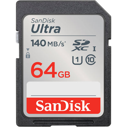 SanDisk 64GB Ultra SDXC UHS-I Memory Card - Up to 140MB/s, C10, U1, Full HD, SD Card - SDSDUNB-064G-GN6IN 🍁 All In One Marketplace Canada